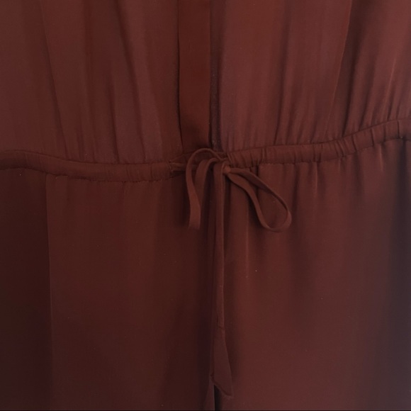 Aritzia Babaton Bennett Dress 100% Silk Maroon / Burgundy Size XS - Picture 9 of 12